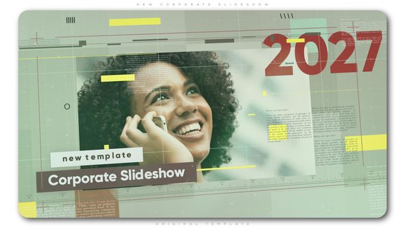 New Corporate Slideshow Openers template preview