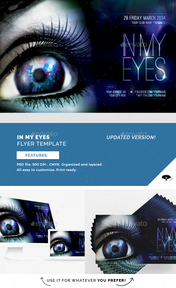 In My Eyes Flyer Template - Flyers Print Templates