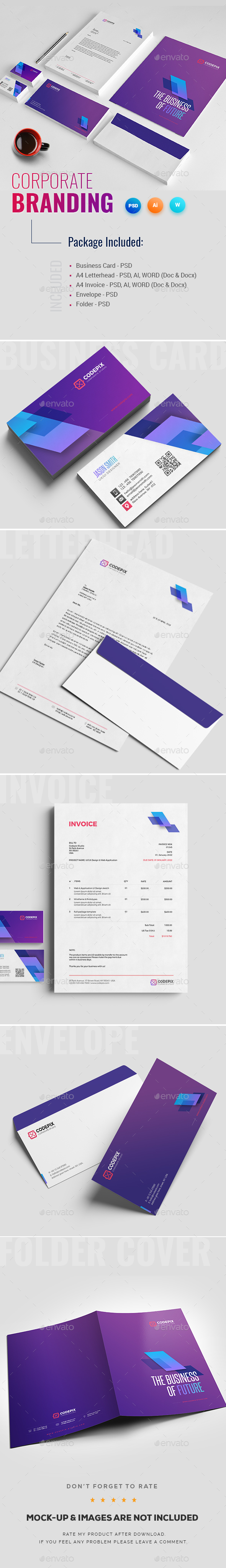 Corporate Identity - Stationery Print Templates