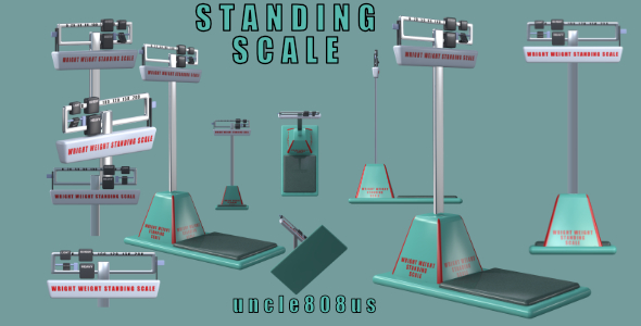 Standing Scales 3d - 3Docean 22464389