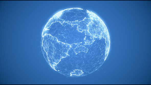 Digital World Globe Loop
