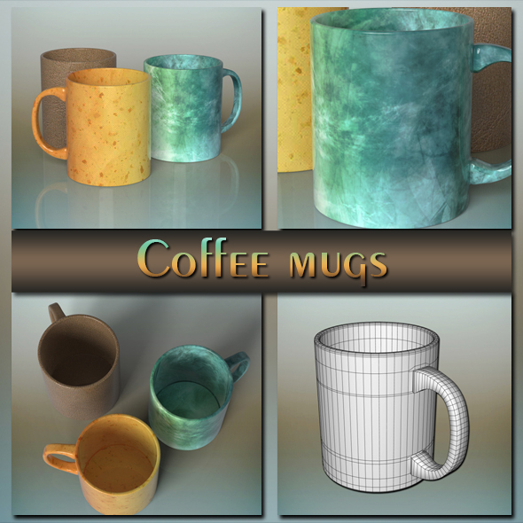 Coffee mugs - 3Docean 22465746