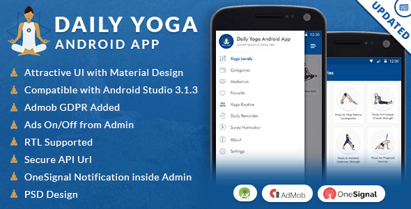 Daily Yoga Android App - CodeCanyon Item for Sale