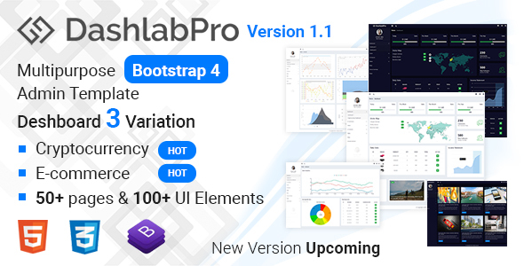 Dashlabpro -MultipurposeBootstrap 4 - ThemeForest 22358264