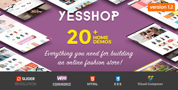 Yesshop - Responsive Multipurpose WordPress WooCommerce Theme - WooCommerce eCommerce