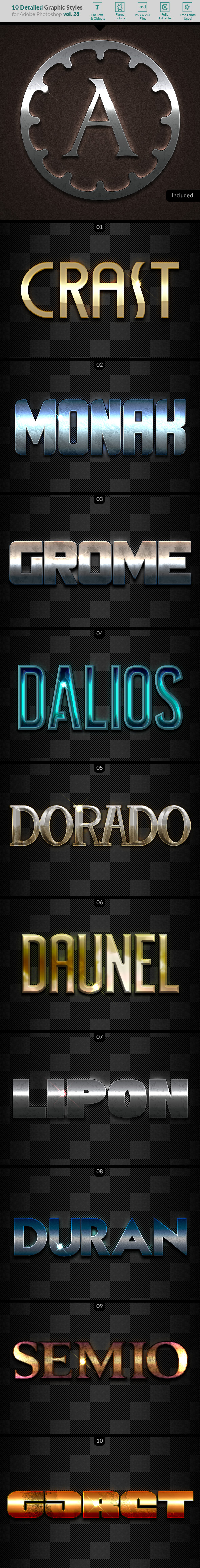 10 Text Effects Vol. 28