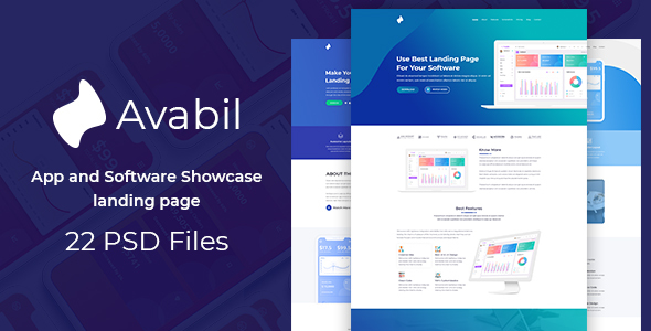 Avabil - App - ThemeForest 22471226