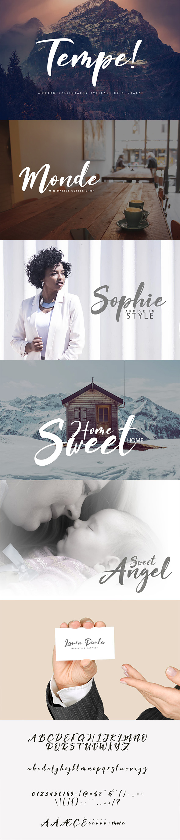 Tempe! Script - Script Fonts