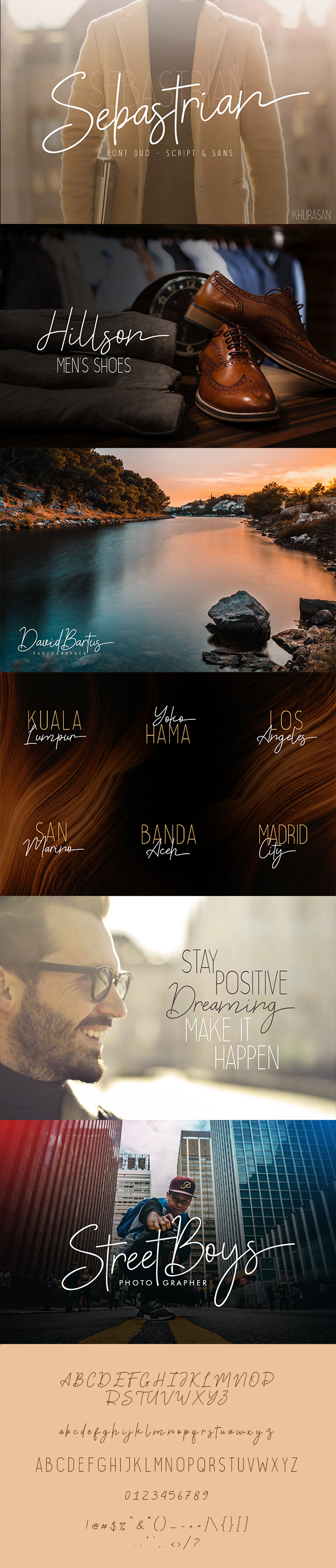 Sebastrian Font Duo - Script Fonts
