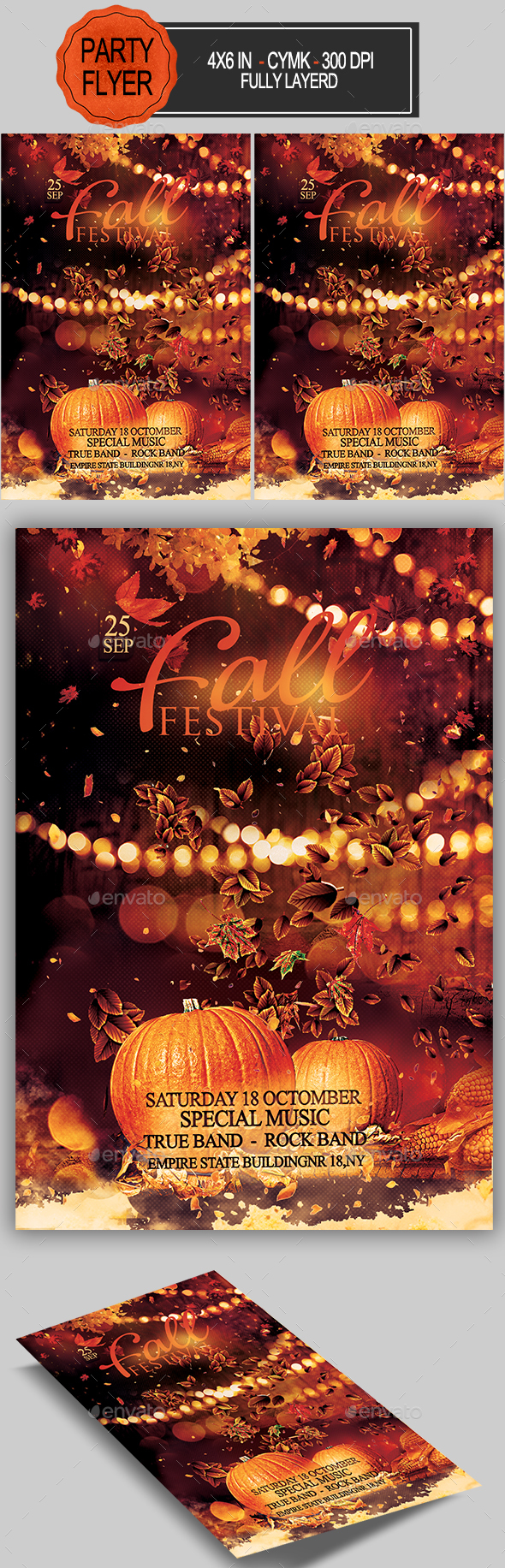 Fall Festival Flyer - Holidays Events