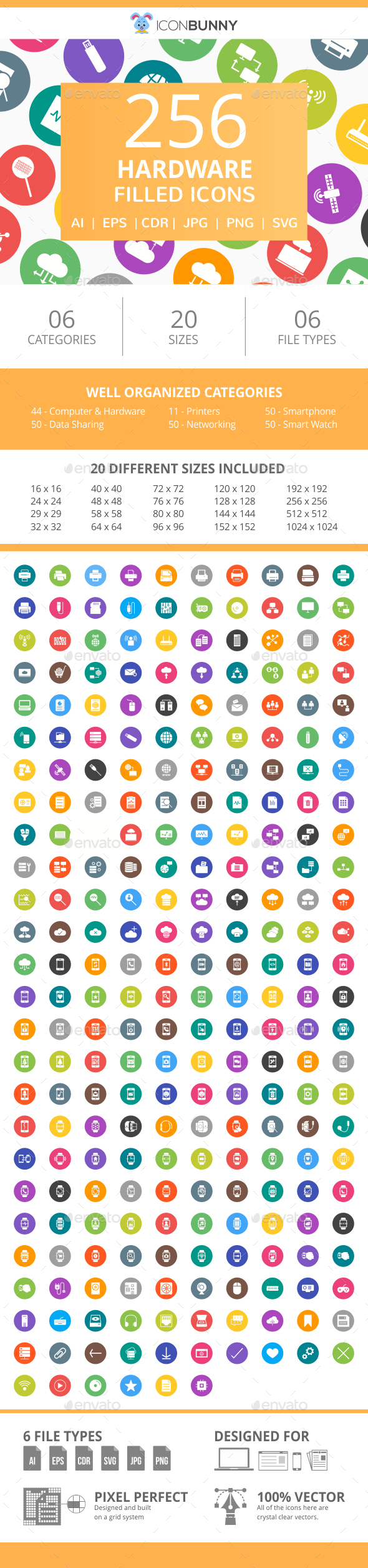 255 Hardware Filled Round Icons - Icons