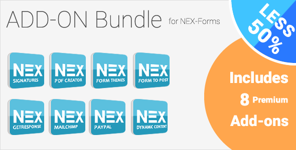 Add-on Bundle for NEX-Forms - WordPress Form Builder - CodeCanyon Item for Sale