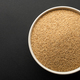 amaranth seeds in ceramic bowl isolated on dark background. top view - PhotoDune Item for Sale