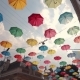 Colorful Umbrellas Hanging in the Sky - VideoHive Item for Sale