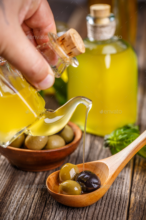 Green and black olives Stock Photo by grafvision | PhotoDune