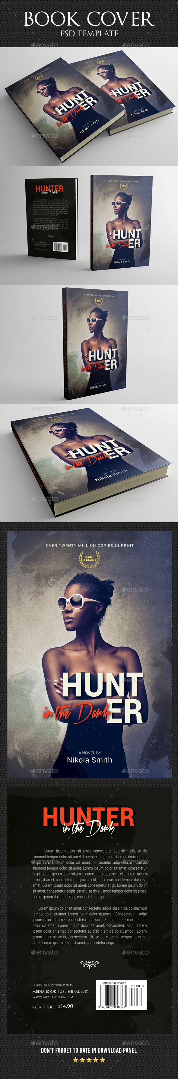 Book Cover Template 52 - Miscellaneous Print Templates
