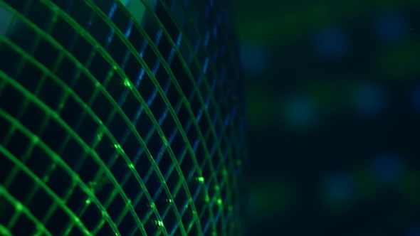 Mirror Disco Ball Effect and Reflection on the Wall alt