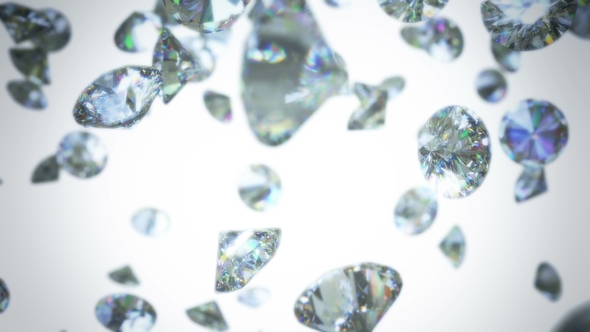 Falling Diamonds Background Loop alt