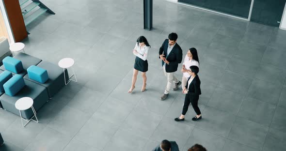 Professional Business People Working Together on Project alt