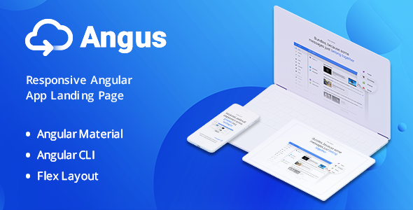 Angus - Angular App Landing Page