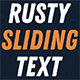Rusty Sliding Text - VideoHive Item for Sale