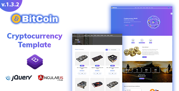 BitCoin - Cryptocurrency Template - Business Corporate