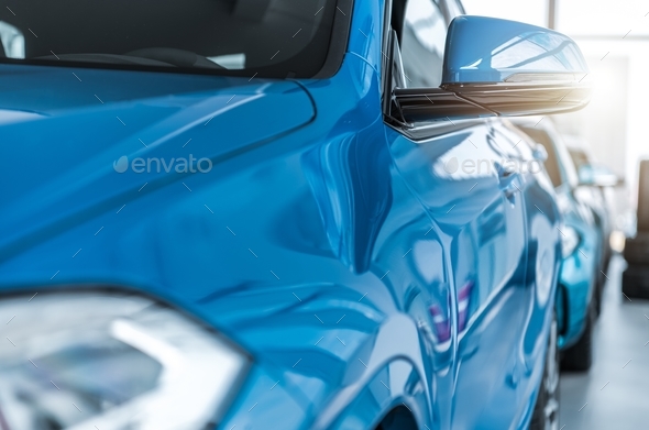 New Cars For Sale Showroom - Stock Photo - Images