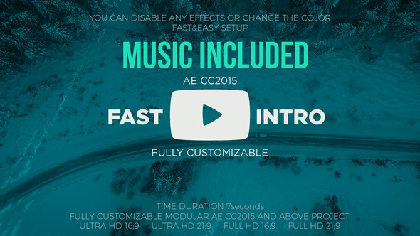 Youtube Fast Intro - VideoHive 21797779