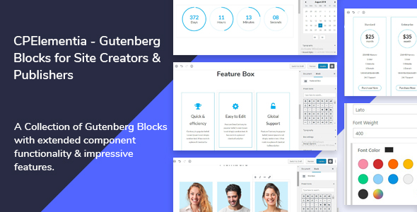 CPElementia - Gutenberg Blocks for Site Creators - CodeCanyon Item for Sale