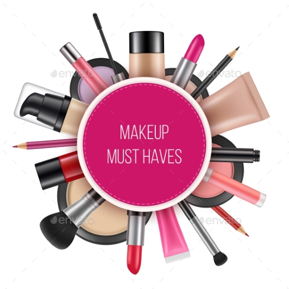 Advertising Poster of Cosmetics - Man-made Objects Objects