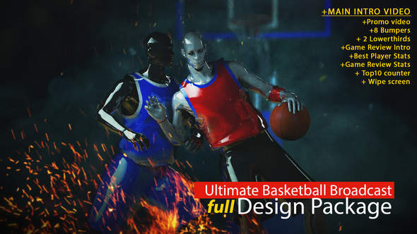 Ultimate Basketball Intro - VideoHive 16457369