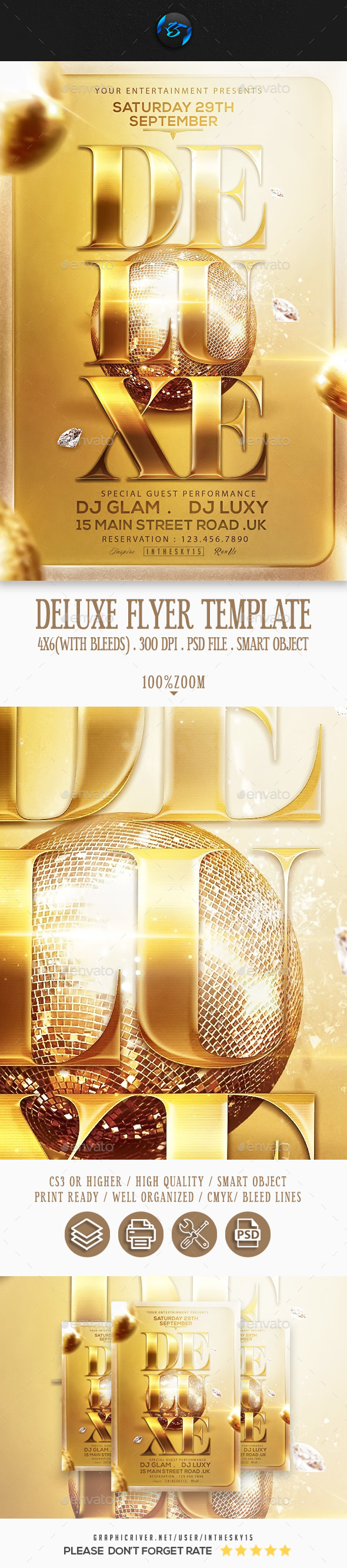 Deluxe Flyer Template - Events Flyers
