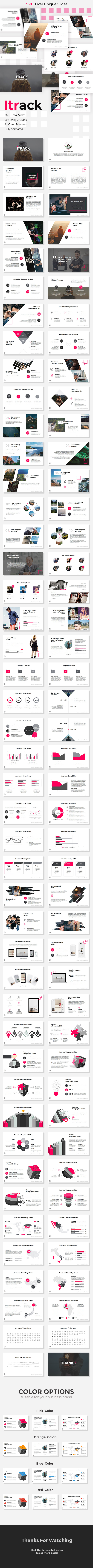 Itrack - StartUp Pitch Deck PowerPoint Templates - Pitch Deck PowerPoint Templates