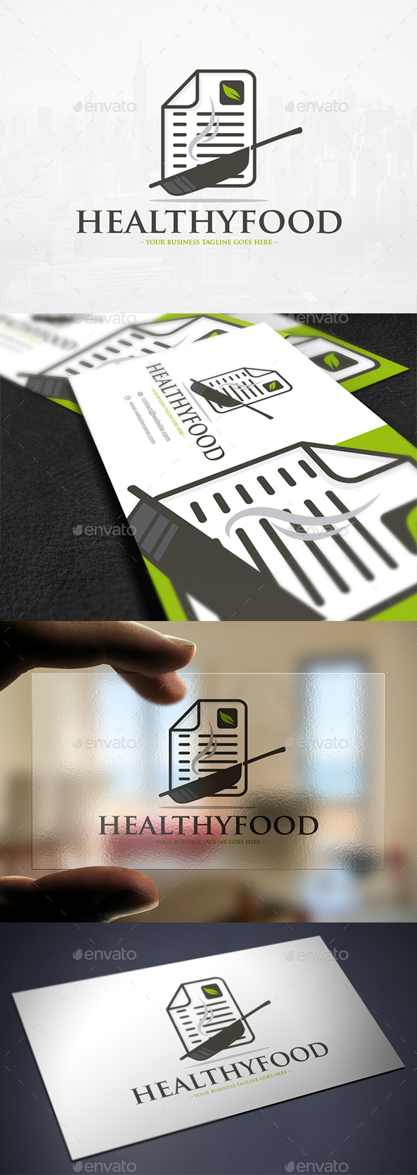 Food Recipe Blog Logo - Objects Logo Templates