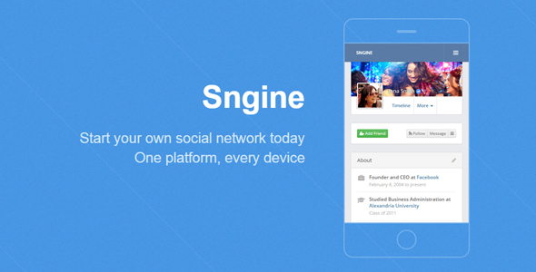 Sngine - The Ultimate PHP Social Network Platform - CodeCanyon Item for Sale