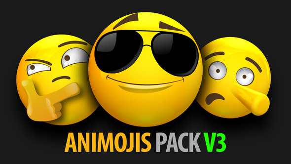 Animated Emojis Pack V3