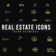 Real Estate Neon Icons - VideoHive Item for Sale