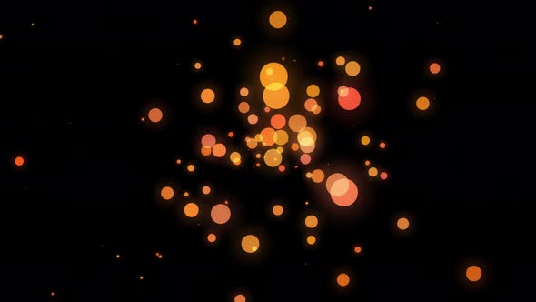 Oil green drops moving in water alt