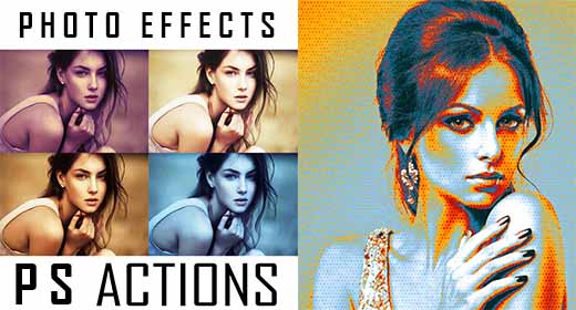 Professional Photo Effects -  PS Actions