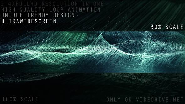 Particle Vortex Digital Blue Green alt