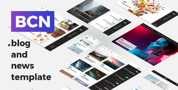 Exceptional BCN - Clean Blog and News Template