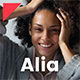 Alia - Blog personal minimal