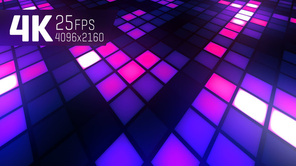 Disco Squares 4K Loop