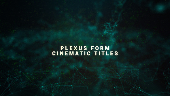Plexus Form Cinematic - VideoHive 22511287