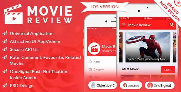 iOS Movie Review App - CodeCanyon Item for Sale