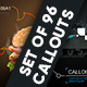 Set of 96 callouts - VideoHive Item for Sale
