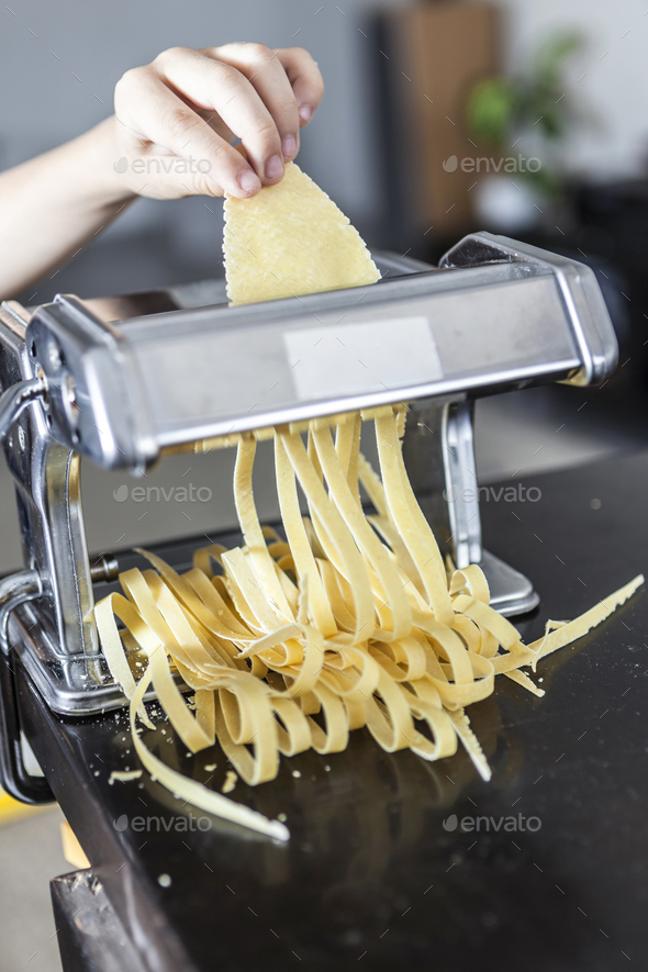 Hand Making Pasta Stock Photo by orcearo | PhotoDune