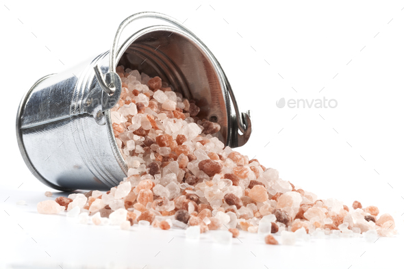 Spilled Salt on White