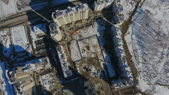 City Aerial, Bedroom Suburb Buildings alt