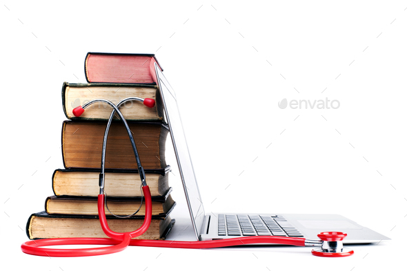 Red Stethoscope - Stock Photo - Images